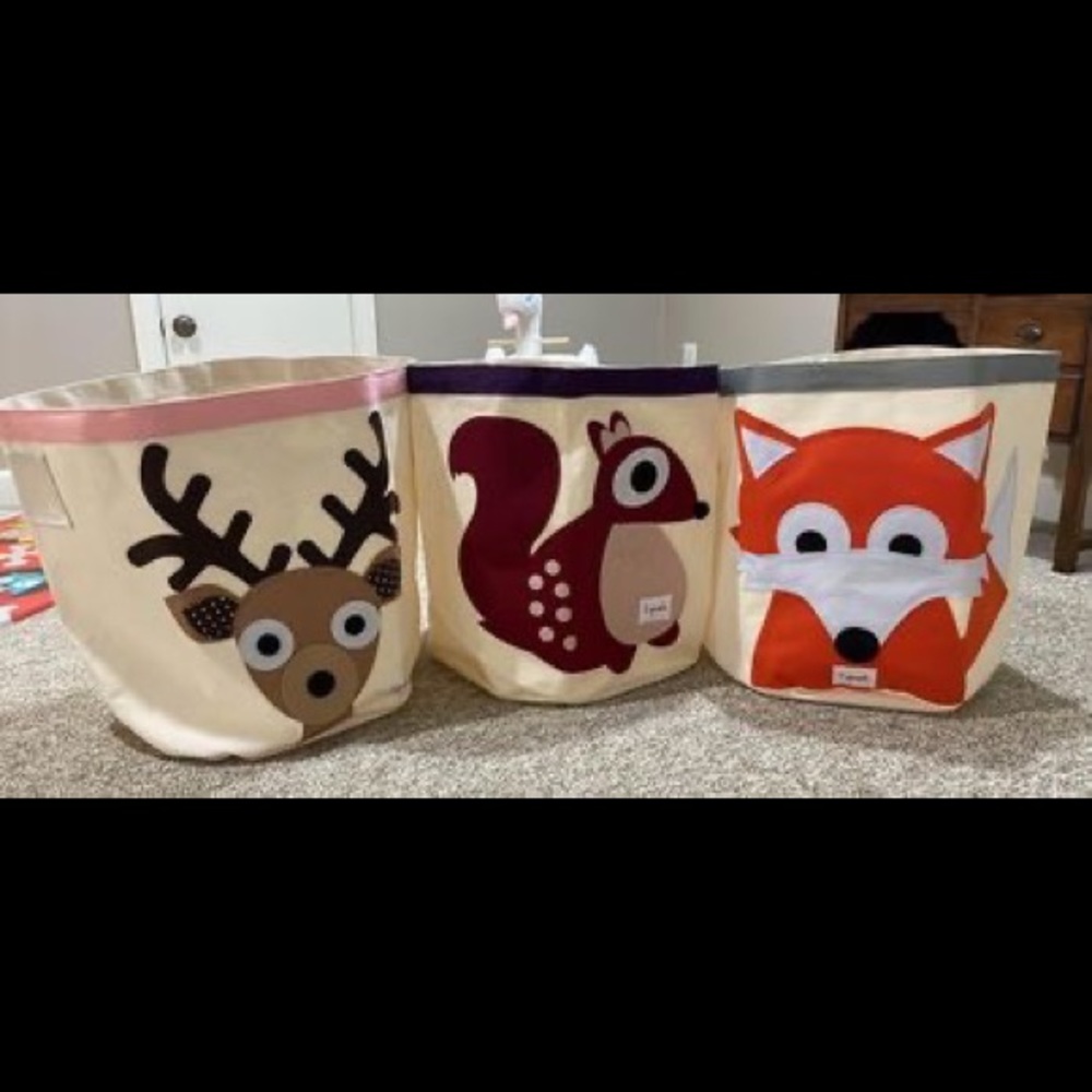 3 Sprouts toy bins - set of 3